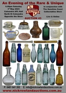 An Evening of the Rare & Unique - Sunshine Coast Antique Bottles & Collectables Show Caloundra 2025