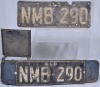 Licence Plate x2 - QLD NMB 290