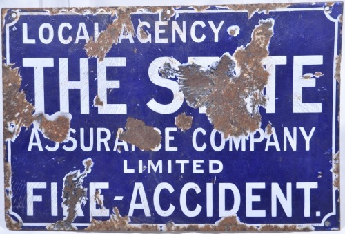 Enamel Sign - Insurance