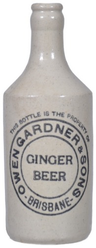 Ginger Beer - C/S, A/W, Owen Gardner & Sons Brisbane