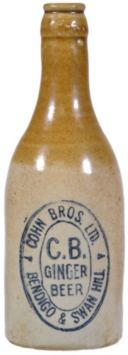 Ginger Beer - C/S, T/T, Cohn Bros. Ltd Bendigo & Swan Hill