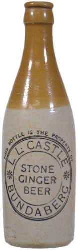 Ginger Beer - C/S, T/T, L. L. Castle Bundaberg