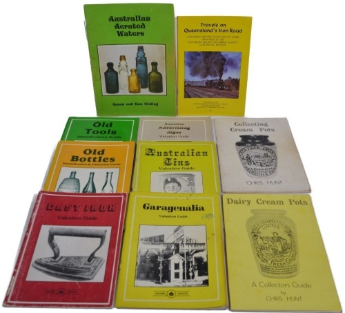 Group Lot - Books - Crown Series, Dairy Cream Pots, Australian Aerated Waters