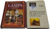 Group Lot - Books - Oil Lamps & Australian Glass