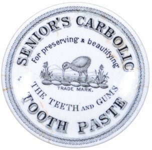 Pot Lid - Senior's Carbolic Tooth Paste