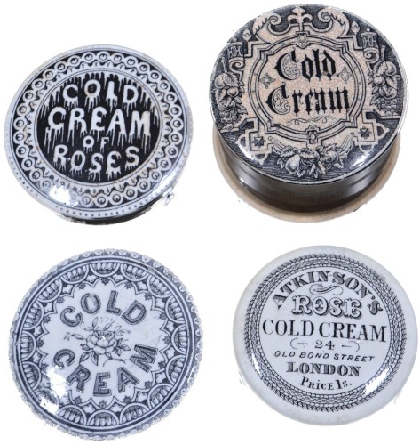 Pot Lid x4 - Cold Cream