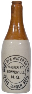 Ginger Beer - C/S, T/T - Innot Spa Water Co. Ltd. Townsville