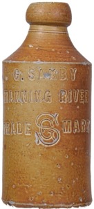 Ginger Beer - Dump, B/T, Imp. - G. Saxby Manning River