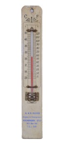 Advertising - Thermometer - A&D Oliver Hughenden