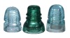 Insulators x3 - Canadian Pacific x2 & Brookfield x1