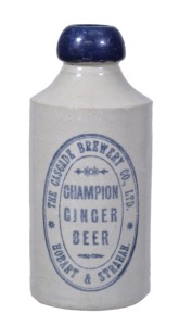 Ginger Beer - Dump, B/T, B/T - The Cascade Brewery Co Ltd. Hobart & Strahan