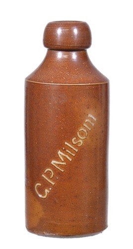 Ginger Beer - Dump, B/T, S/G - G.P. Milsom (Launceston)