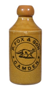 Ginger Beer - Dump, B/T, A/T - P. Fox & Son Camden