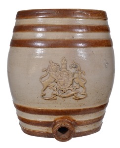 Spirit Barrel - Georgian Coat of Arms - Doulton & Watts