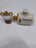 Miniature x2 - Dewar's Bed Warmer & The Greybeard Whiskey Crock - 4