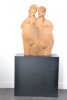 Sculpture - Houwen Els, Embracing Ladies, Clay, Signed to side, H 97cm x W 63cm. - 3