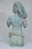 Sculpture - Unknown Artist, Exotic Lady, Oxidized Bronze, H 68cm. - 3