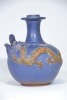 Asian - Earthenware Water Monkey with elaborate dragon spout, H 28cm - 2