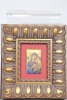 Religious Artifact - "Our lady of perpetual help," Icon plaque in gilt frame, 9 x 6cm, 27 x 23cm.