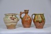 Earthenware - A selection of French semi glazed jugs - 2