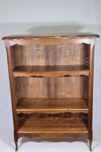 Furniture - Book Shelf, French Style Fruit Wood, Adjustable Shelves, H 100cm x W 75cm x 32cm