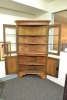 Furniture - Two Piece European Corner Hutch, Mixed timbers, H 195cm, W 105cm x D 67cm - 2