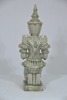 Religious Item - Thai Statue - Celadon glaze pottery, H 47cm, Chip to side of base - 3