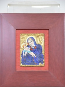 Religious Artifact - Kamilla Szakos, Roman Style Icon, Painted enamel 27 x 25cm