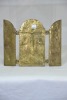 Religious Artifact - Triptych, Bronze crucifix, 20 x 25cm. - 2