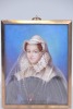 Miniature Portrait, Mary Stuart Queen of Scots, Hand painted in Victorian style frame, 7 x 9cm - 3