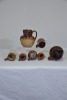 Pottery - A selection of pottery and stoneware Jugs including an unmarked Hunting scene - 3