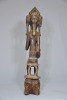 Tribal - African Fertility Statue, Mother with Child, Carved timber H 82cm - 3