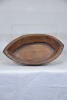 Timber items x2, Japanese wooden lidded bucket with unknown vessel shaped bowl, 25 cm - 3