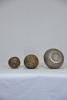 Tribal x 5 - South East Asian cast metal bowls x 5, 10 cm x 13 cm - 5