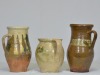 Pottery x 3 - A selection of 3 French provincial semi glazed earthenware. 22cm, Minor chips