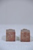 Asian - Chinese stone chop / seal, Lion figurines, H 9cm. - 4