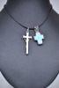 Jewellery - Silver pendant x2 Crucifixes (12grams) - 2