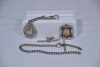 Jewellery - Silver pendant x2 and part chain (36 grams). - 2