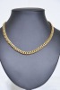 Jewellery x 2 - Two gold plated necklaces 18.84g and 41.6g - 2