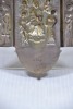 Religious artifact - Silver triptych font with semi-precious stones - 3