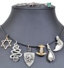 Jewellery - Assorted silver pendants & rings - 2