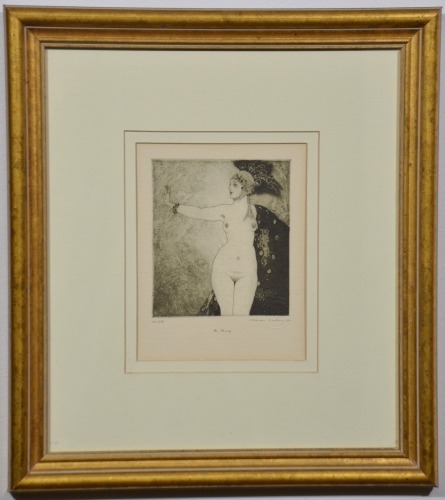 Art - Norman Lindsay, 'The Ring', Facsimile 550 Certificate of Authenticity, 40 x 35cm