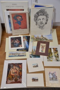 Art - Box of misc. prints