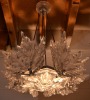 Lighting - Rene Lalique (signed, France) Champs Elysees Chandelier, original fitting from the Hardy Bros jewellery store Queen Street. - 8