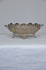 Silverware - Silver metal bowl, middle eastern motifs. 36cm - 2