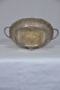 Silverware - Silver metal bowl, middle eastern motifs. 36cm - 4