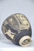 Pottery - J Harthoorn, Bowl featuring Leda and Swan, hand painted ceramic with paperwork, 17cm, 12cm cracked side. - 3