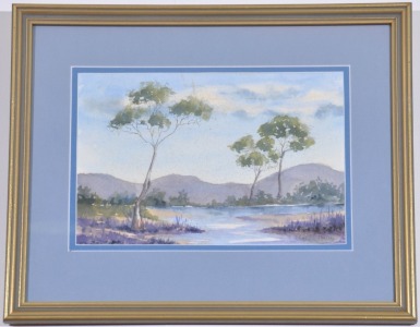 Art - J. Baker Finch, Landscape water colour, 40 cm x 32 cm