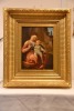 Religious Artifact - Mother with child After Coregio, Oil on board, Heavy gilt frame, 60 x 54 cm - 2