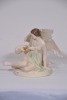 Religious Artifact - Figurine Leda and Swan, Italy to base, 21 cm - 3